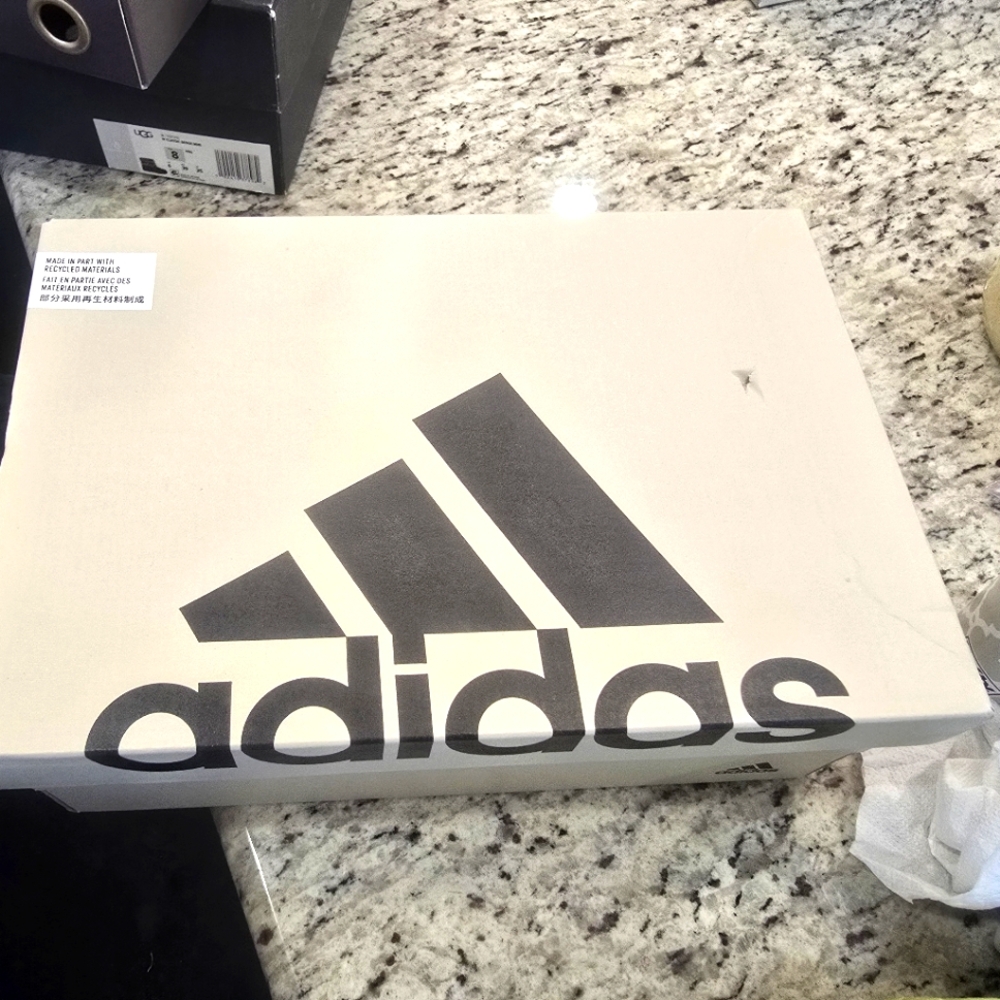 Adidas Women's White and Gray Sneakers